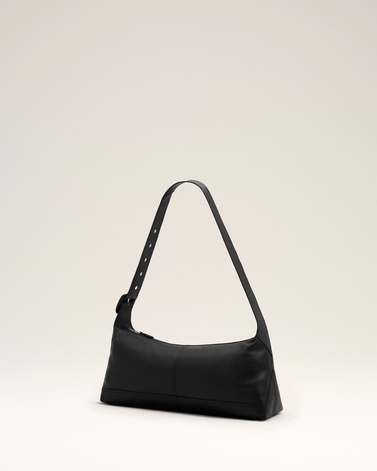 Petit sac crossbody Etienne noir en cuir de taurillon - 3