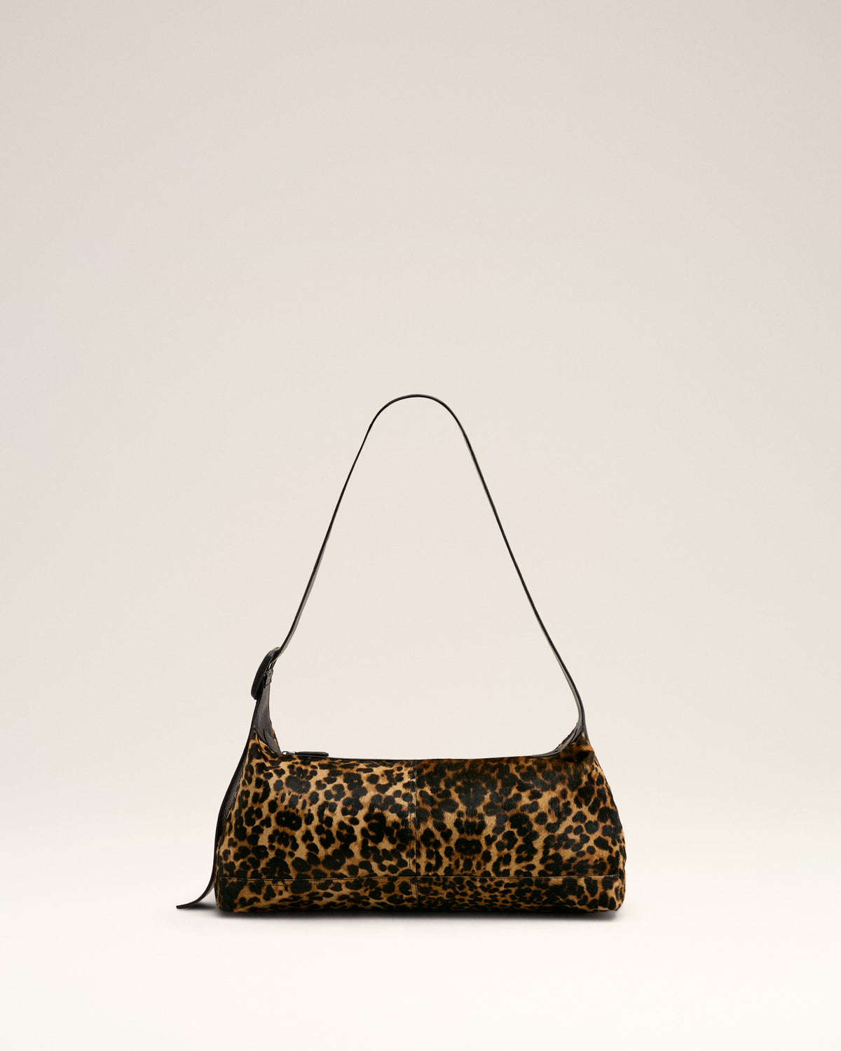 Small cowhide leather leopard printed Etienne crossbody bag - 1