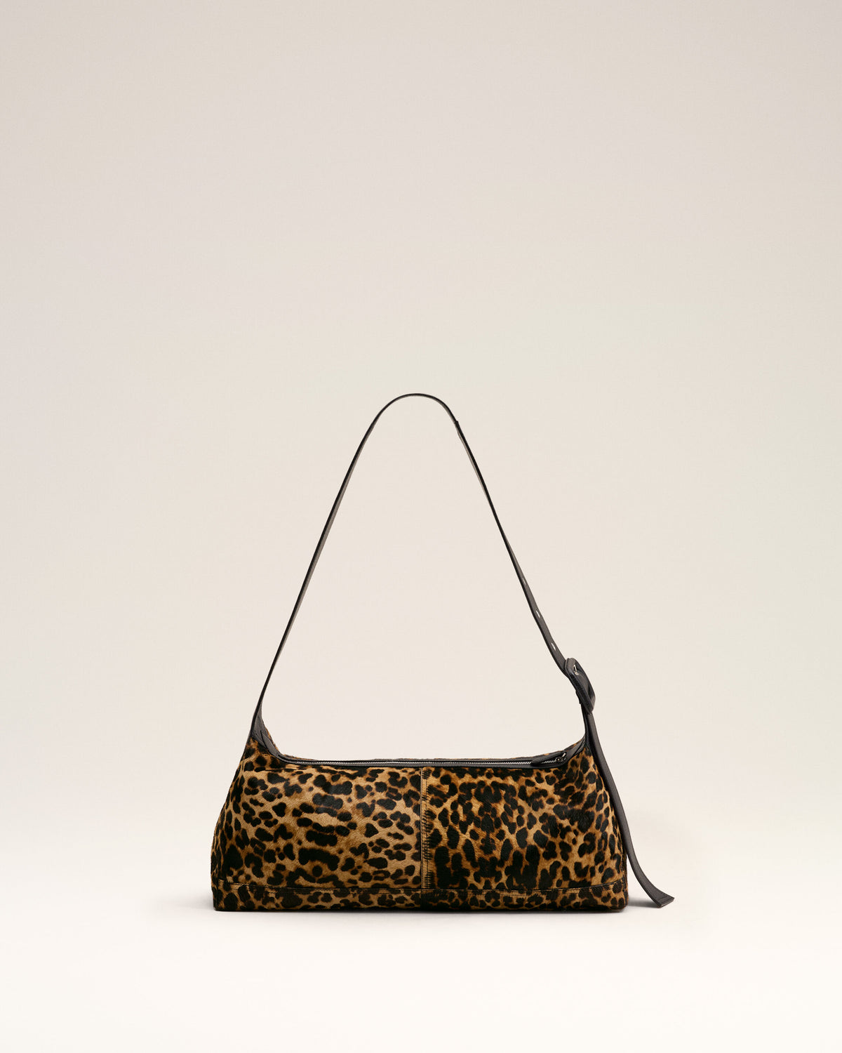 Small cowhide leather leopard printed Etienne crossbody bag - 11