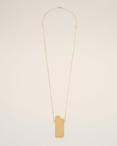 Collier porte briquet doré en laiton doré - Femme - 6 - AMI Paris - Ami Paris