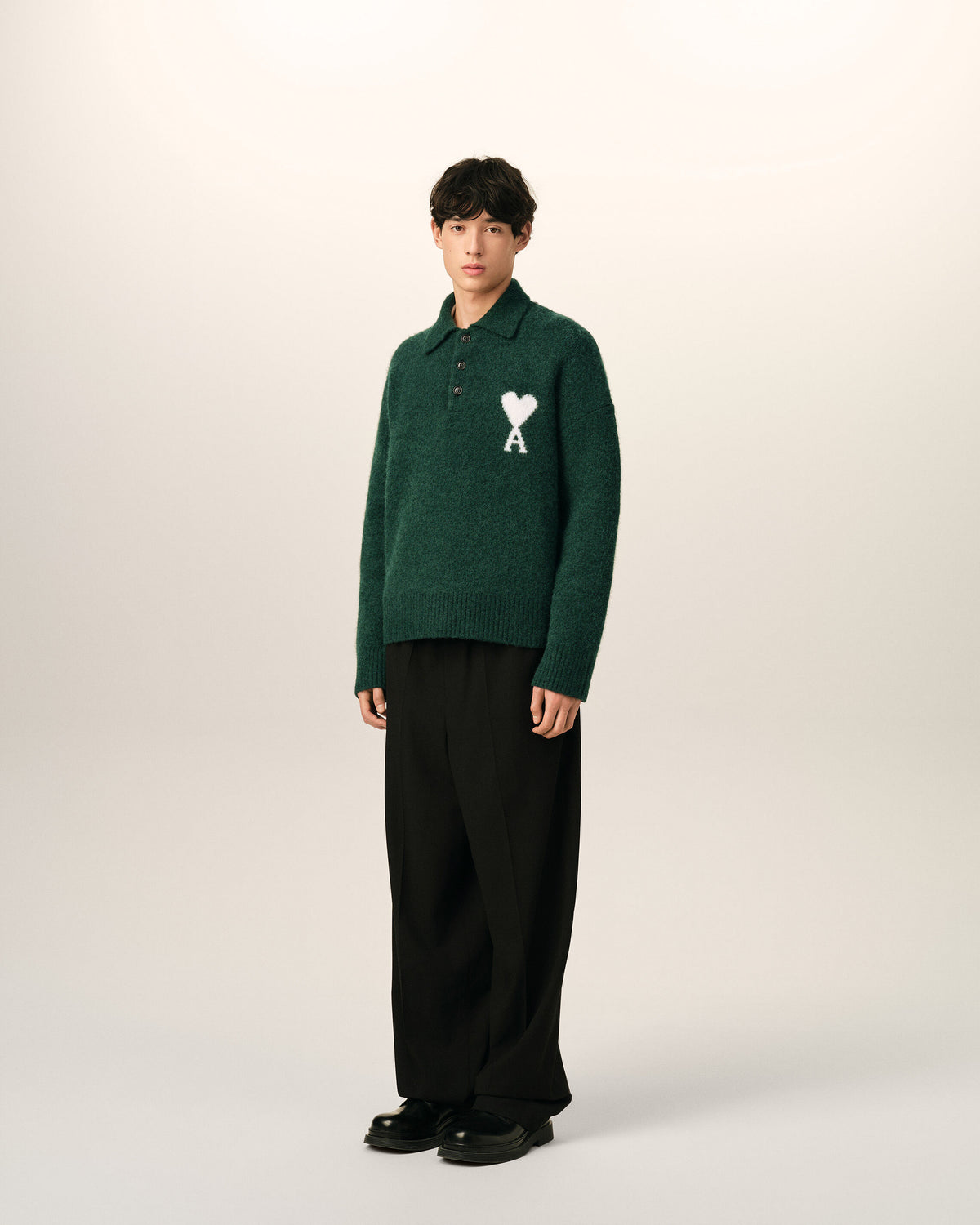 Alpaca polo with Ami de Coeur - 6