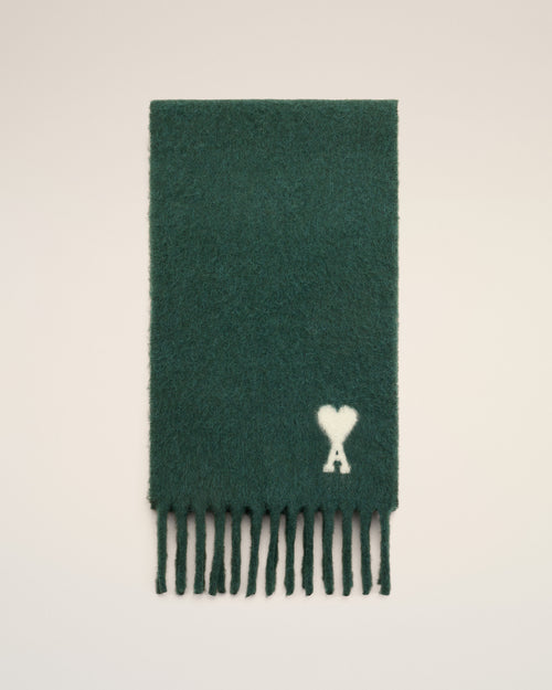 Echarpe verte en alpaga Ami de Coeur - Femme - 4 - AMI Paris - Ami Paris