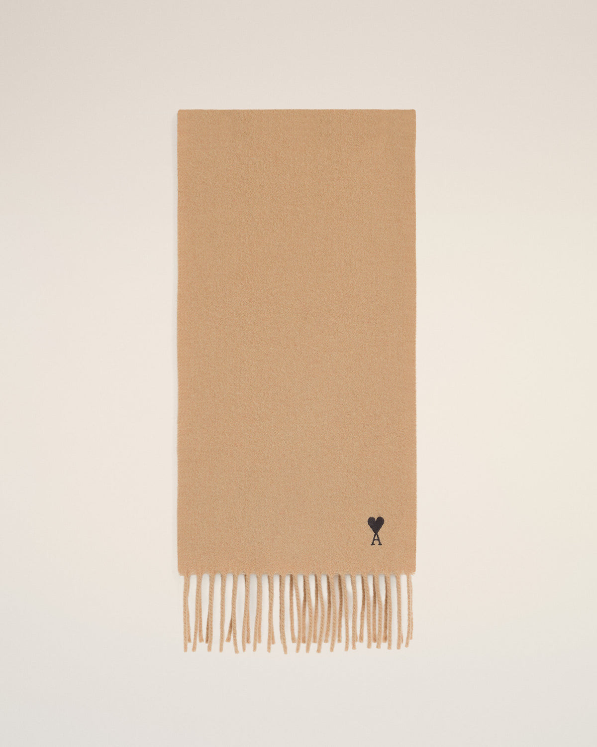 Echarpe beige en laine Ami de Coeur - 1