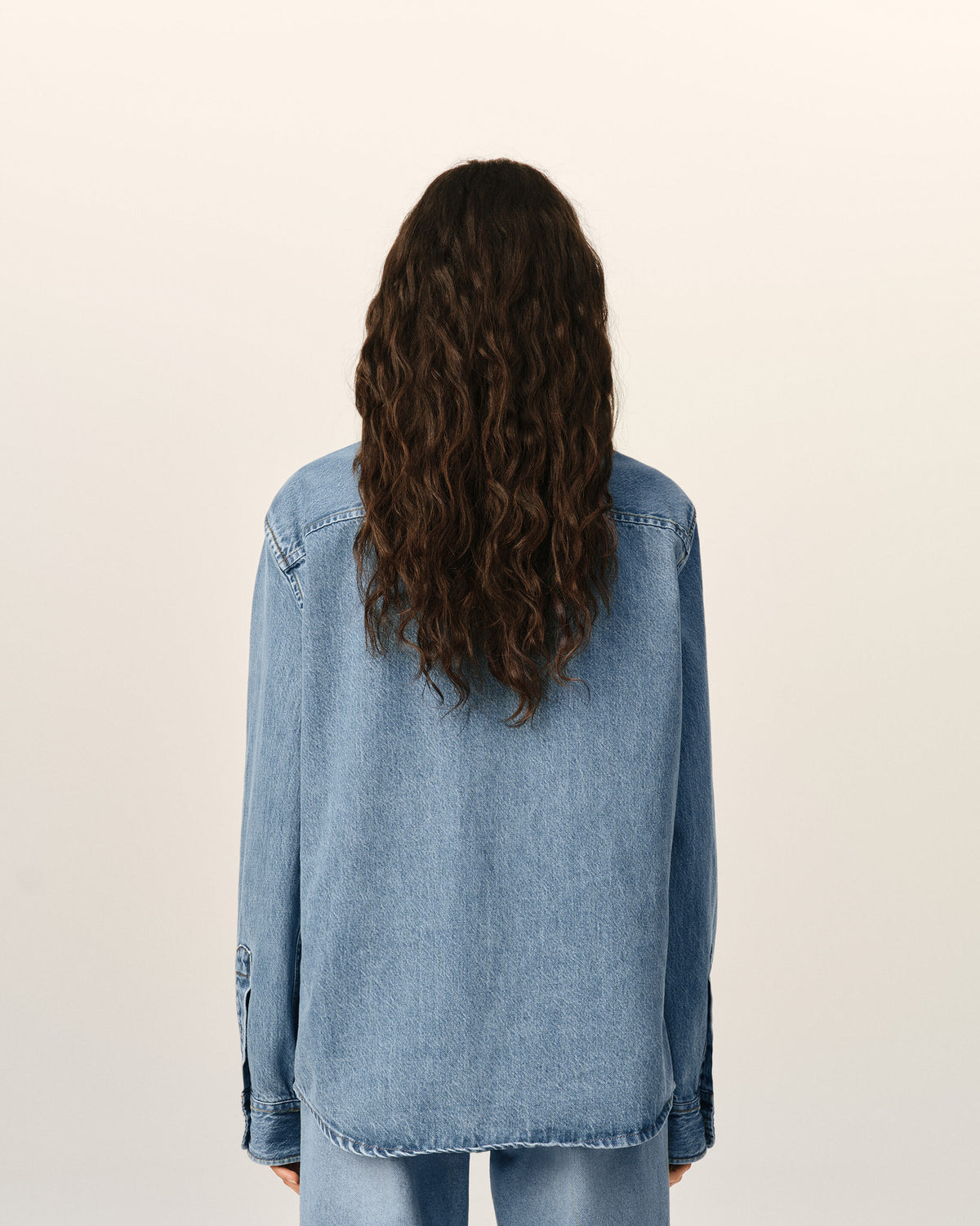 Denim shirt with Ami De Coeur - 12