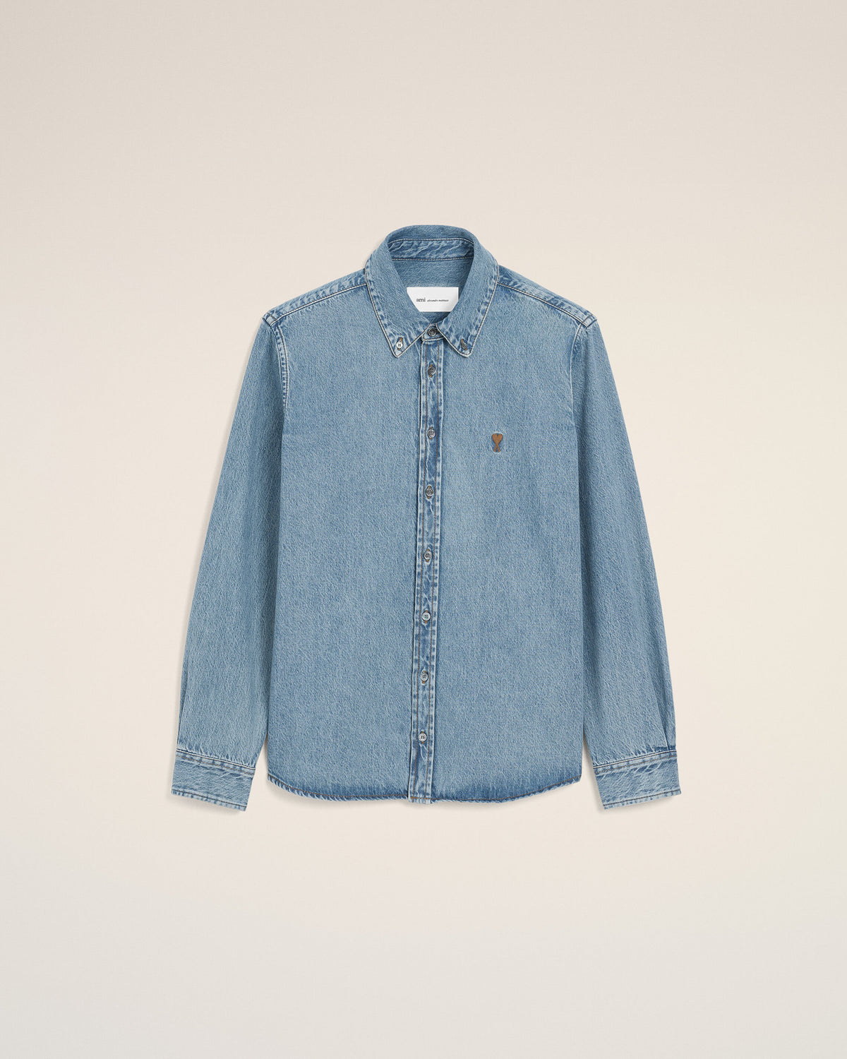 Denim shirt with Ami De Coeur - 8