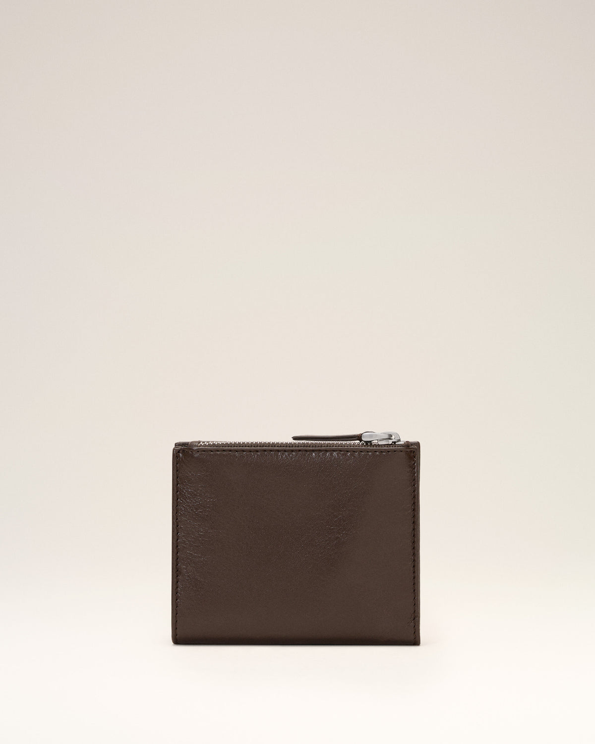 Brown Voulez-Vous Cowhide Leather Folded Wallet - 5