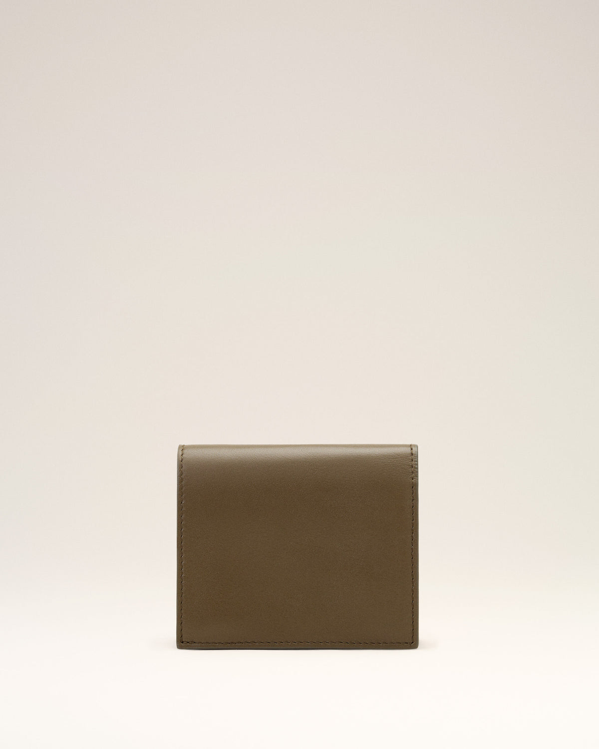Brown cowhide leather bifold wallet with Ami de Coeur - 5