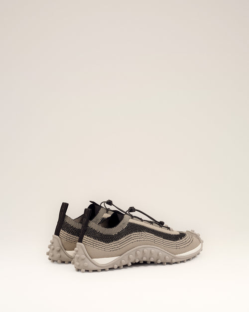 Beige Knit Mirage Sneakers - Man - 4 - AMI Paris - Ami Paris