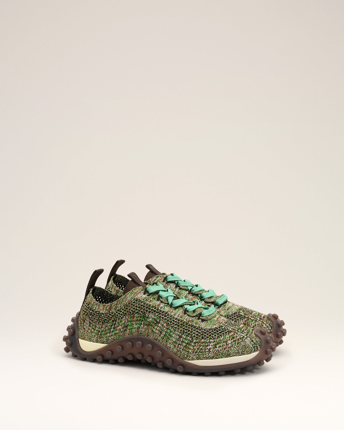 Green knit Mirage sneakers - 8