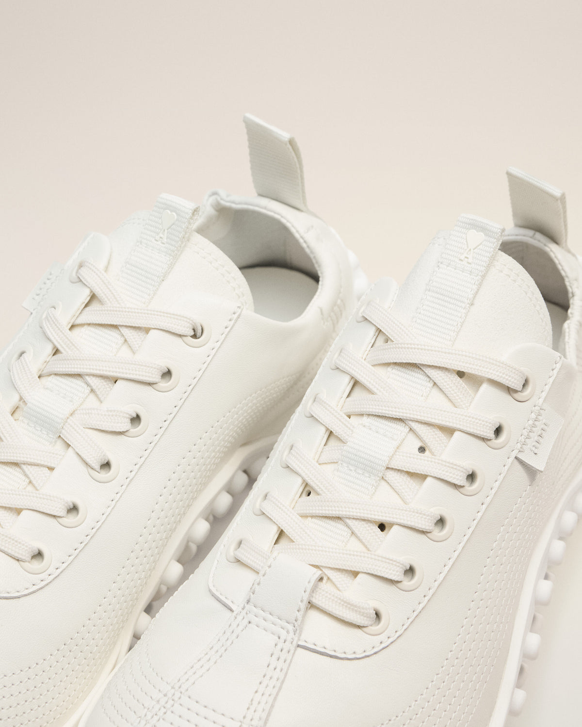 White cow leather Mirage sneakers - 11