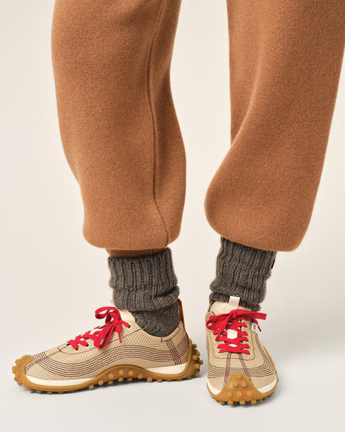                             Sneakers Mirage beiges en mesh - 3                         - Ami Paris