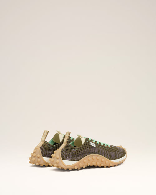 Green Mesh Mirage Sneakers - Man - 4 - AMI Paris - Ami Paris