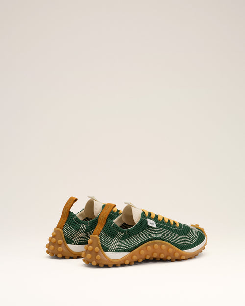 Green mesh Mirage sneakers - Man - 4 - AMI Paris - Ami Paris