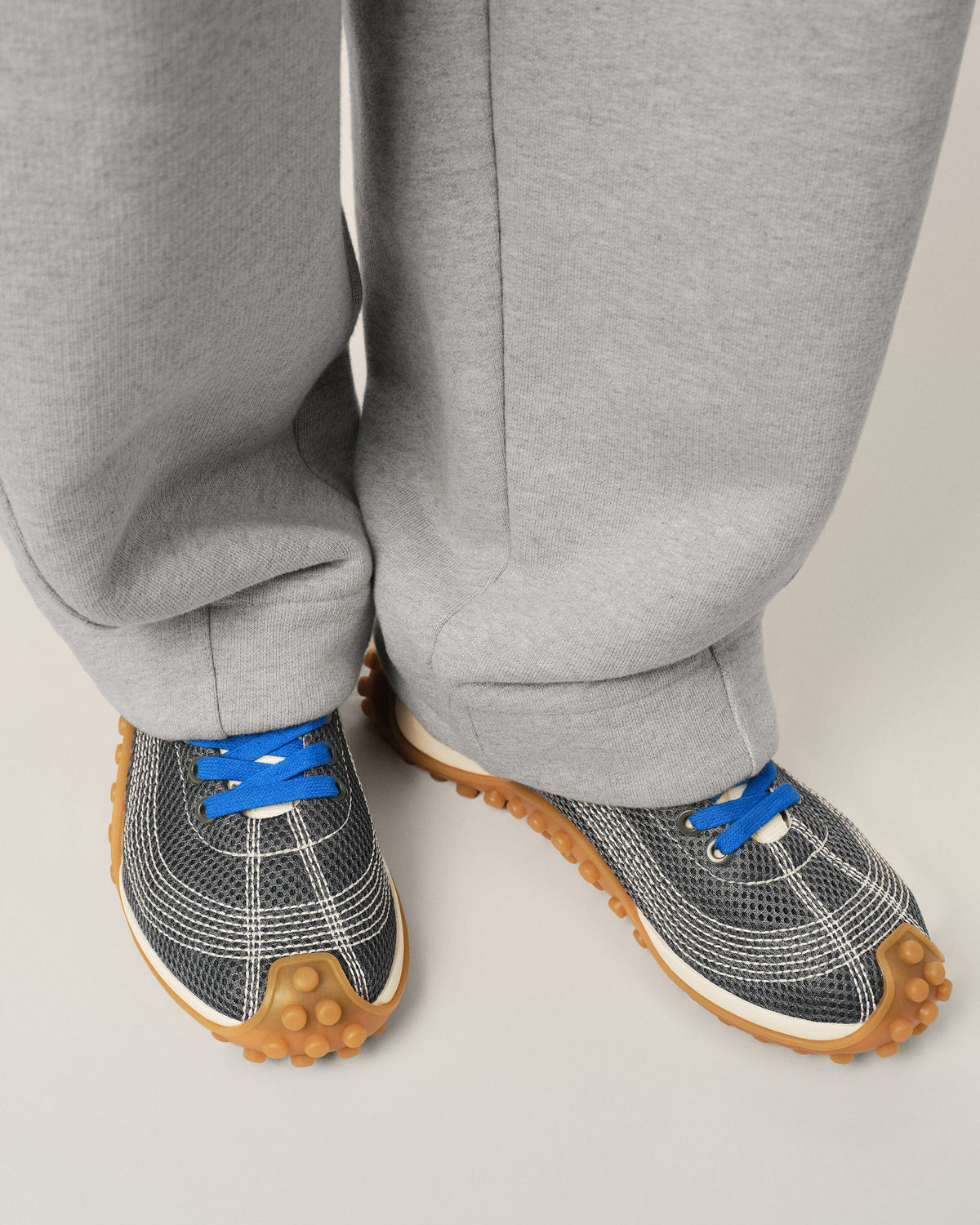 Grey mesh Mirage sneakers - 7