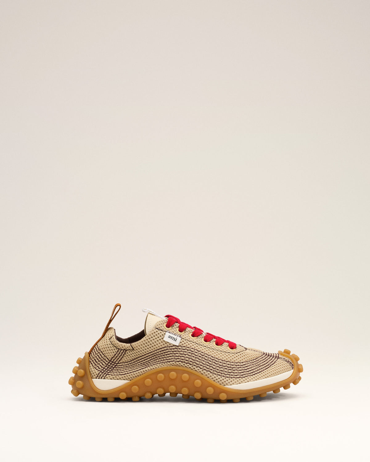 Sneakers Mirage beiges en mesh - 1