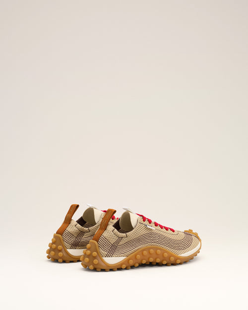 Sneakers Mirage beiges en mesh - Femme - 9 - AMI Paris - Ami Paris
