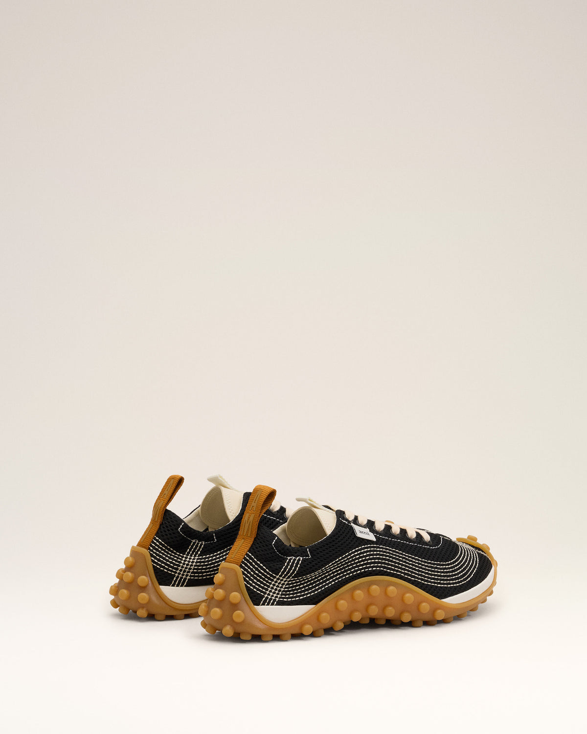 Black mesh Mirage sneakers - 4