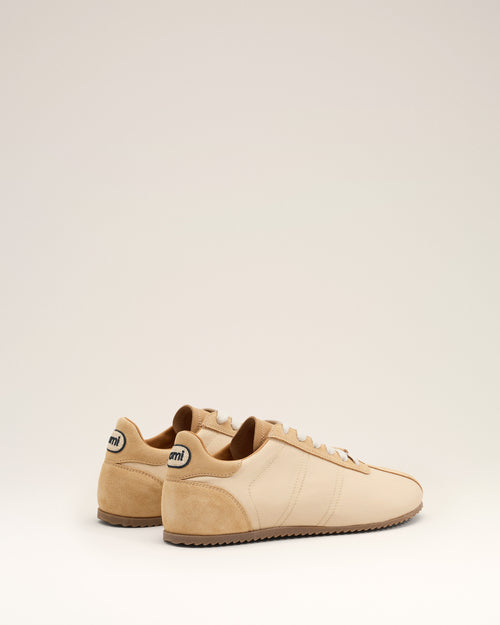 White nylon Soft sneakers - Man - 4 - AMI Paris - Ami Paris