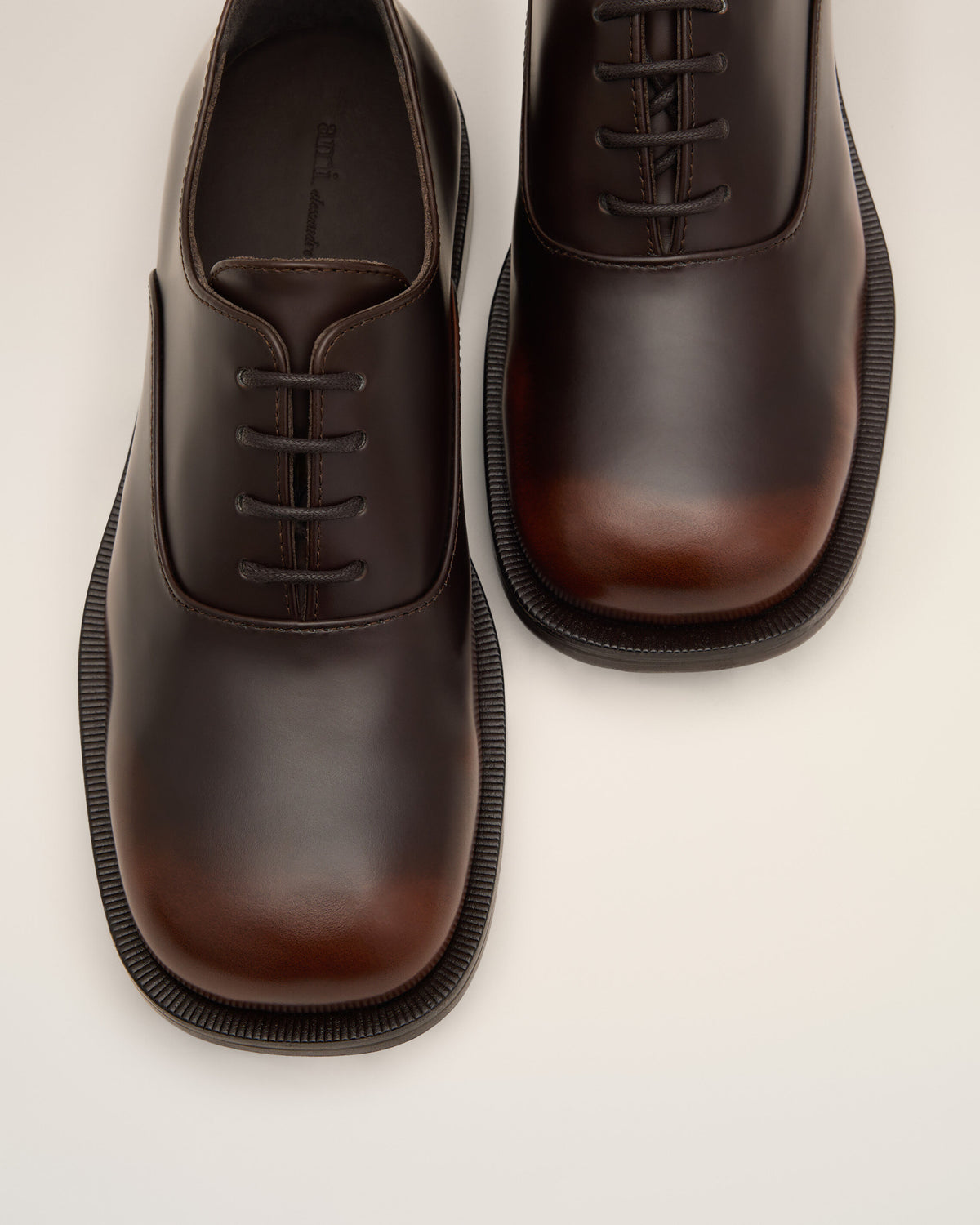 Zapatos Oxford de piel de becerro marrón - 10