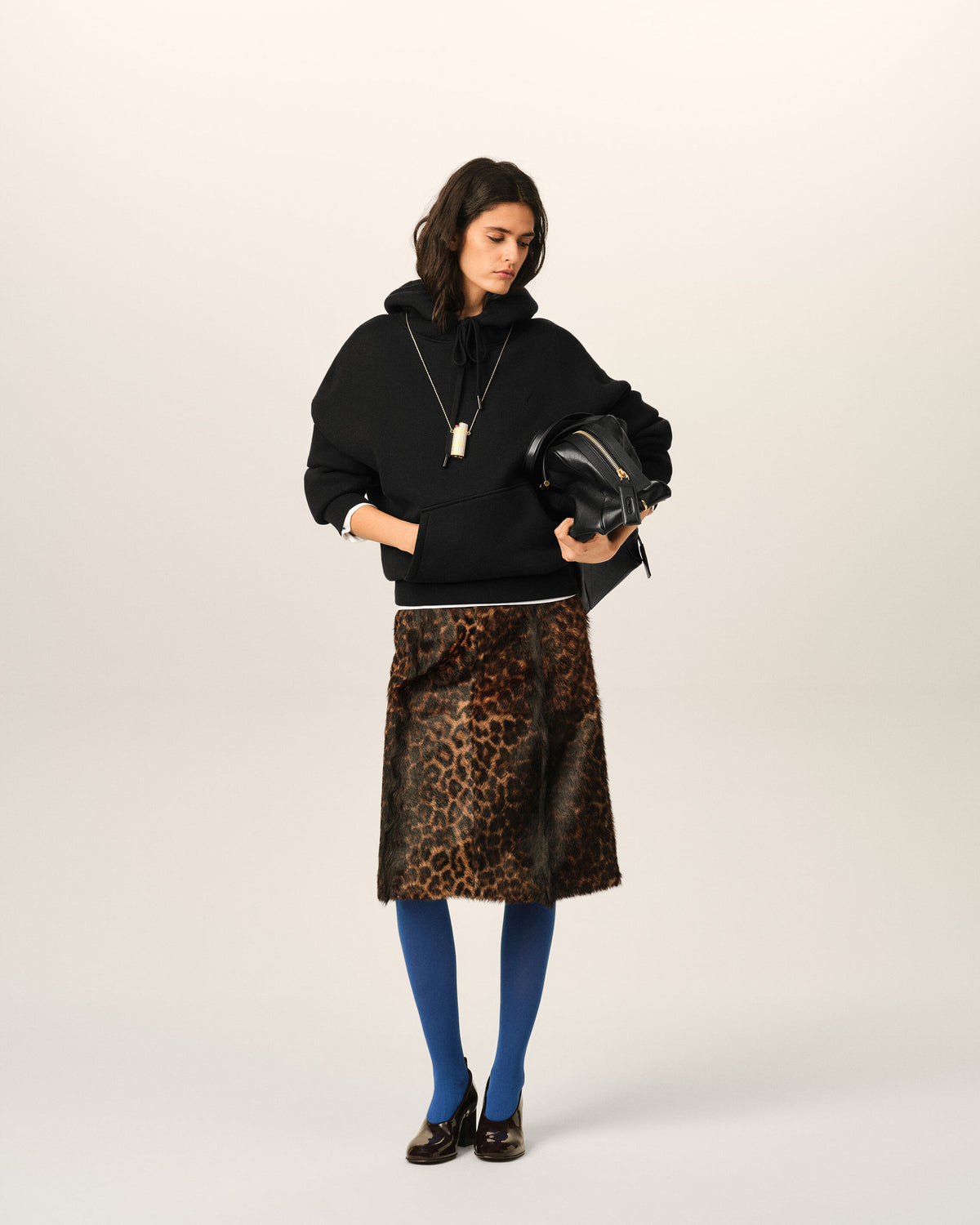 Cotton hoodie with embossed Ami de Coeur - 9