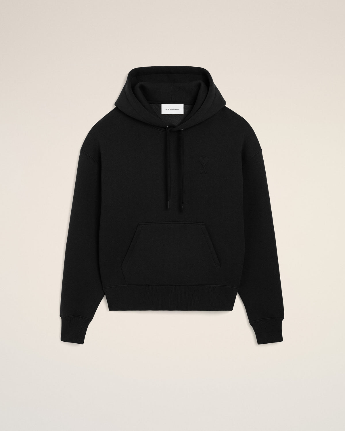Cotton hoodie with embossed Ami de Coeur - 7