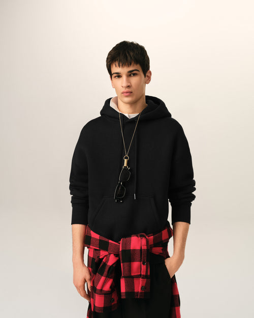 Cotton hoodie with embossed Ami de Coeur - Homme - 2 - AMI Paris - Ami Paris