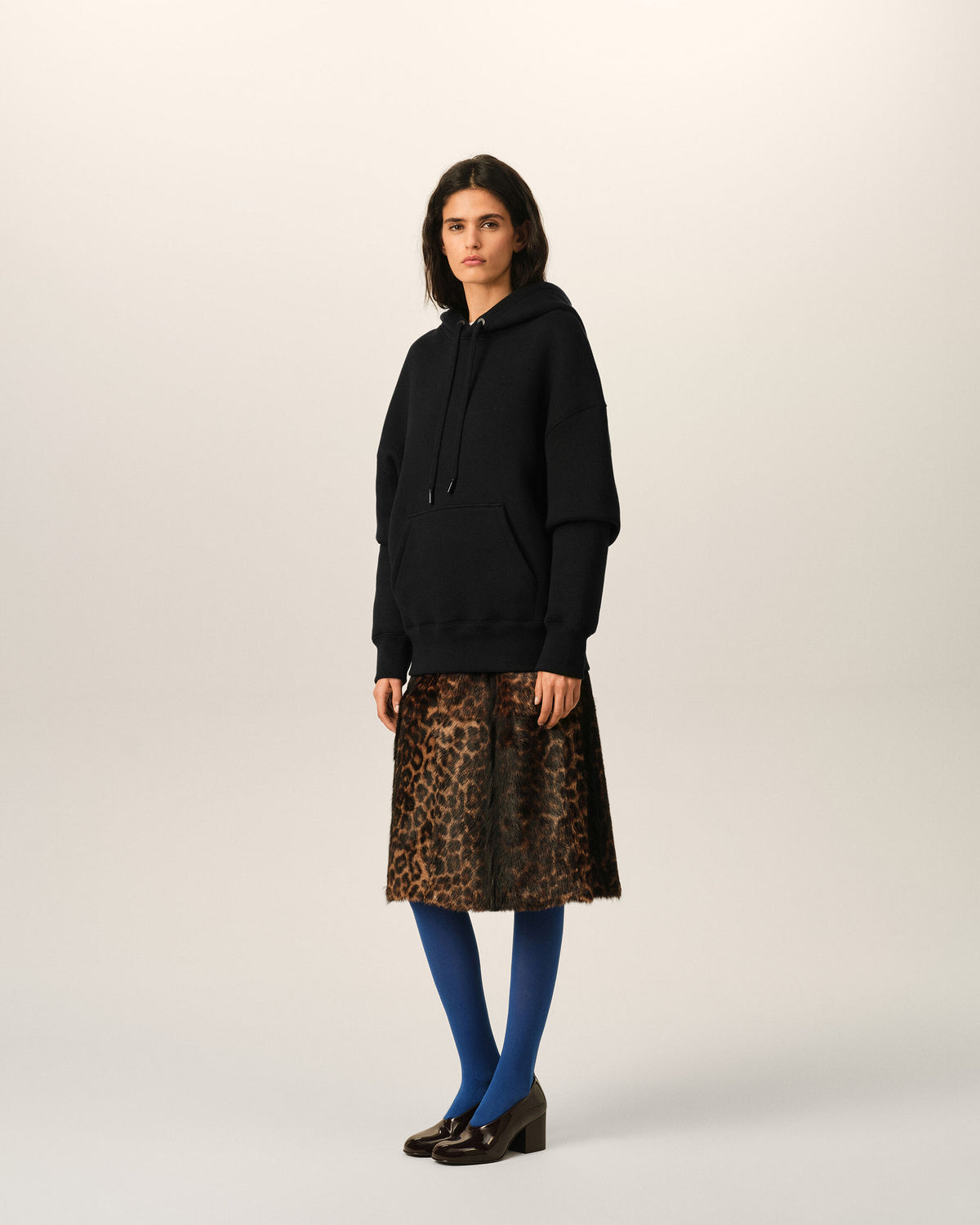 Cotton hoodie with embossed Ami de Coeur - 12