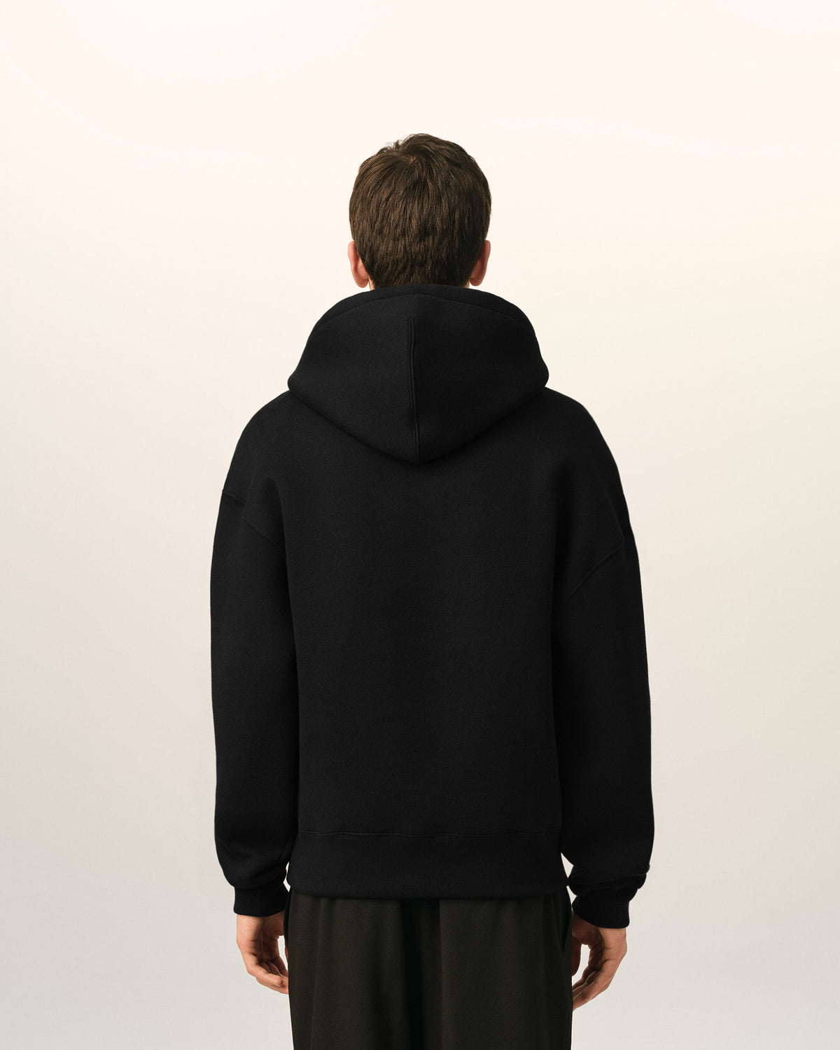Cotton hoodie with embossed Ami de Coeur - 5