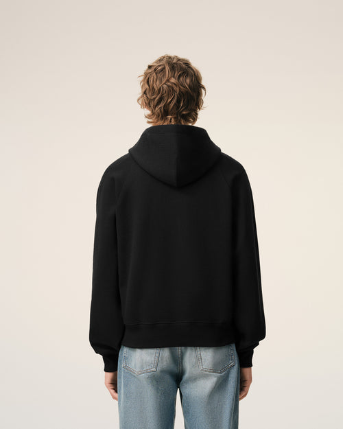 Cotton Hoodie with Embossed Ami De Coeur - Homme - 5 - AMI Paris - Ami Paris
