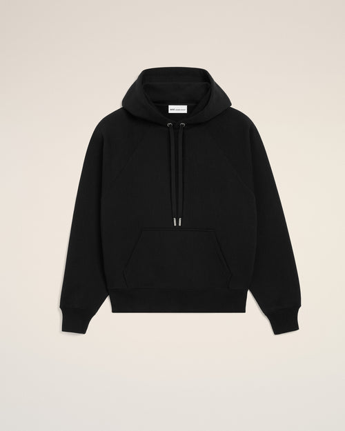 Cotton Hoodie with Embossed Ami De Coeur - 1 - Ami Paris