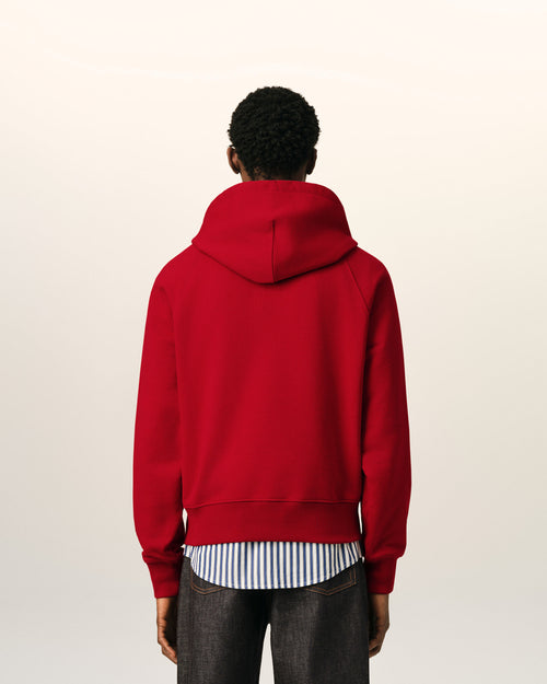 Cotton hoodie with Ami Paris embroidery - Homme - 5 - AMI Paris - Ami Paris