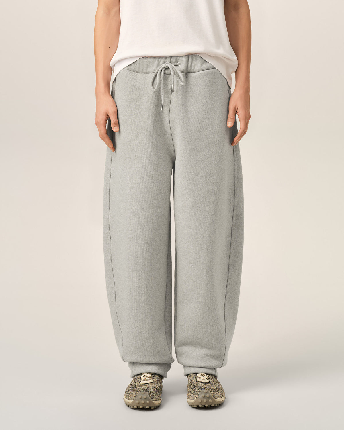 Cotton track pants with heritage Ami Paris label - 3