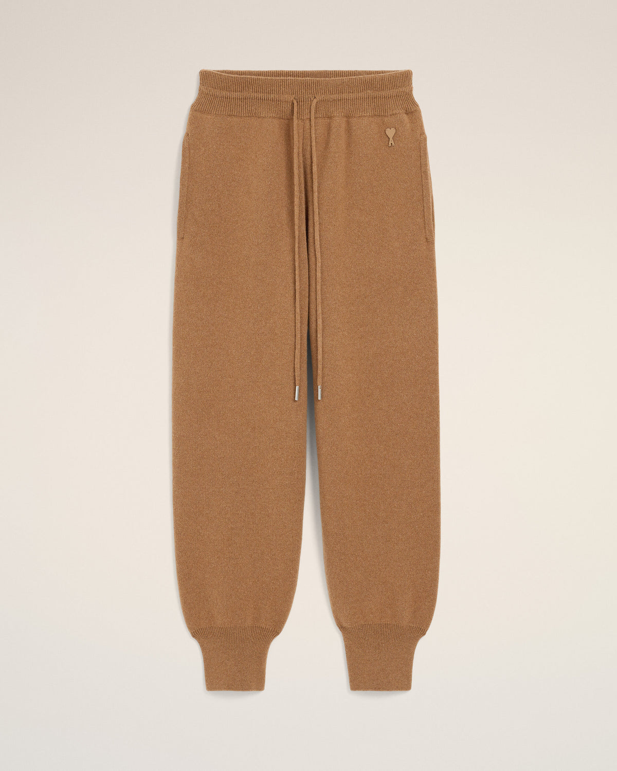 Brown wool track pants - 8