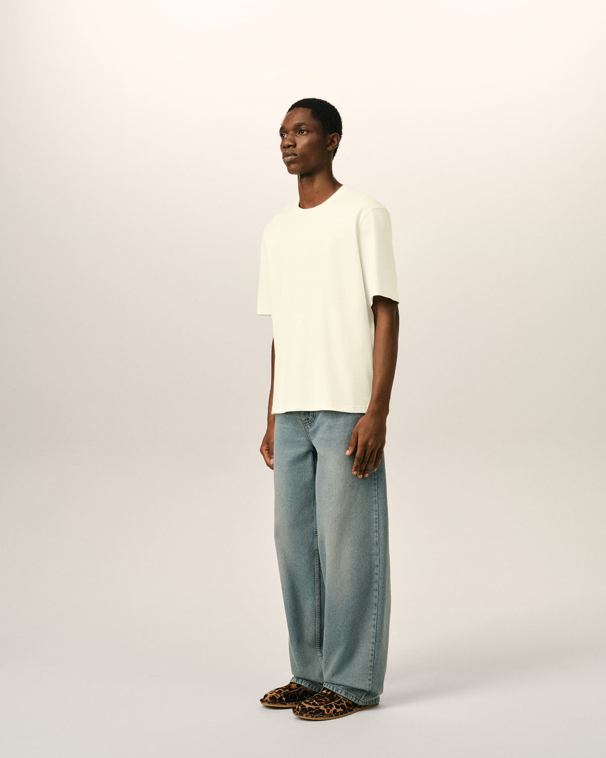 T-shirt blanc en coton Ami de Coeur embossé - 6