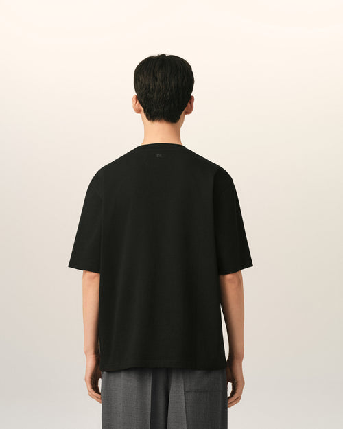 Cotton t-shirt with embossed Ami de Coeur - Homme - 5 - AMI Paris - Ami Paris