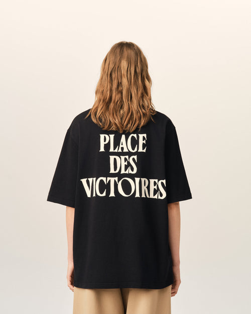 Printed cotton "Place des Victoires" t-shirt - Femme - 13 - AMI Paris - Ami Paris