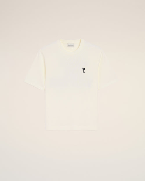 T-shirt Blanc Imprimé Place Des Victoires en Coton - Femme - 10 - AMI Paris - Ami Paris
