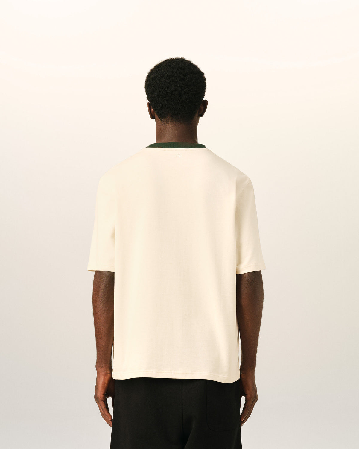 Ecru printed cotton "Don