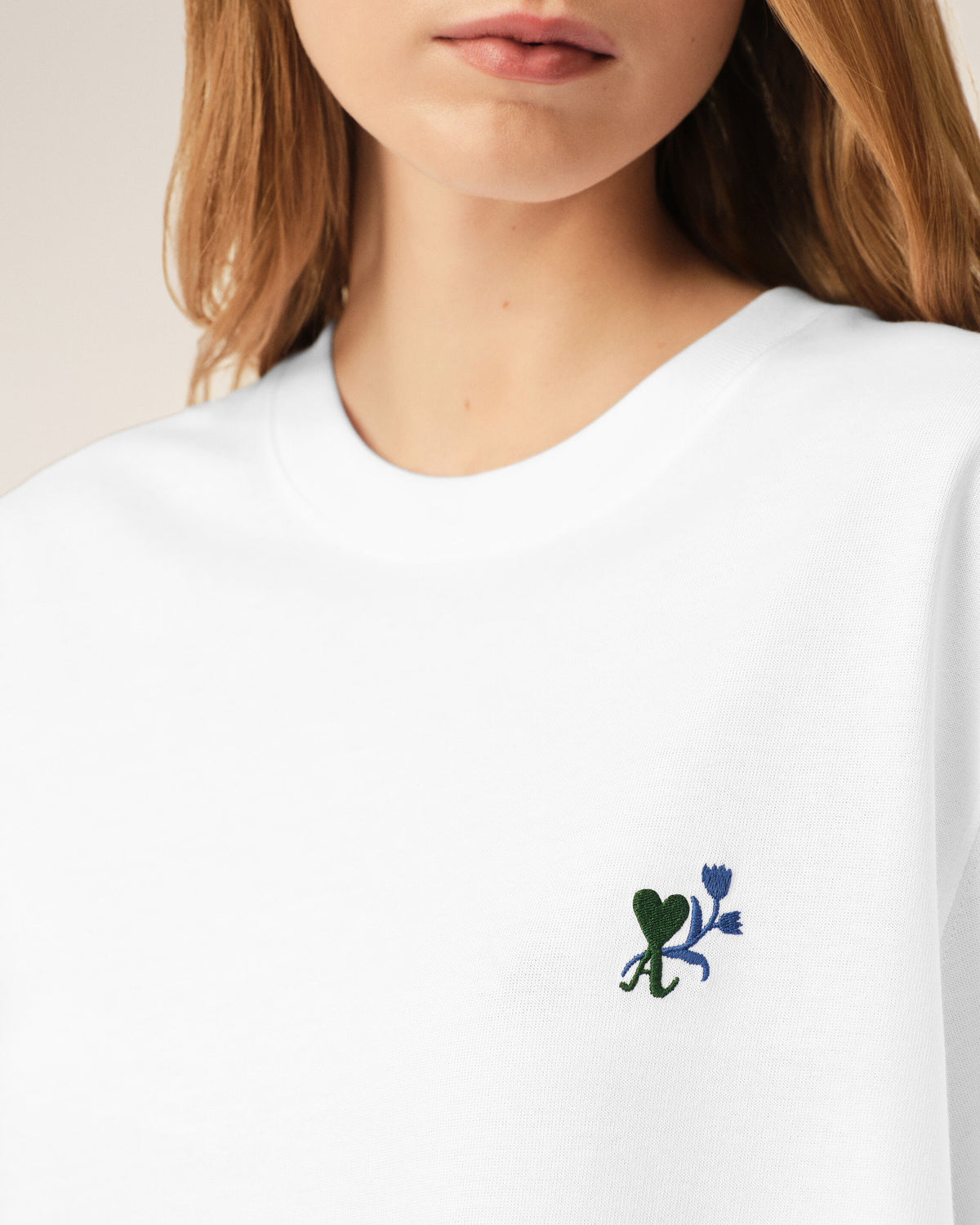 T-shirt Ami de Cœur Tulipe in cotone bianco - 10